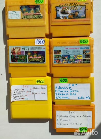 Катриджи, кассеты денди карикатуры dendy