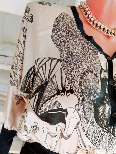 Блузка Италия Шёлк натуральный 48-52