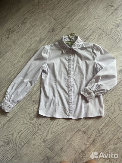 Рубашка школьная для девочки 122 128