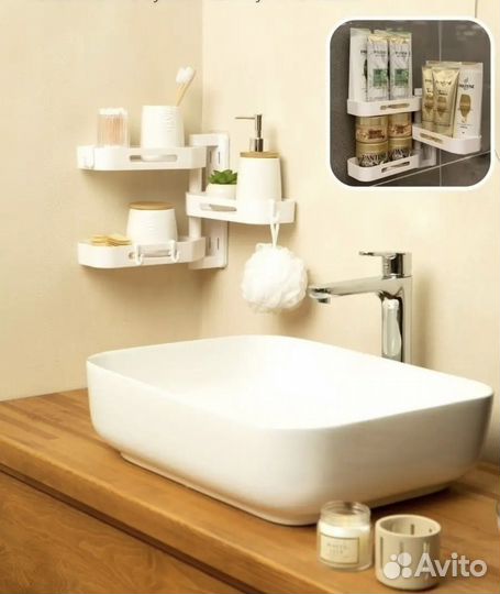Полка для ванной новая