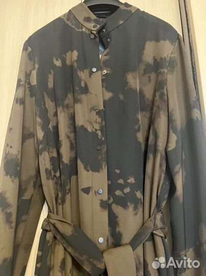 Платье-рубашка миди lime