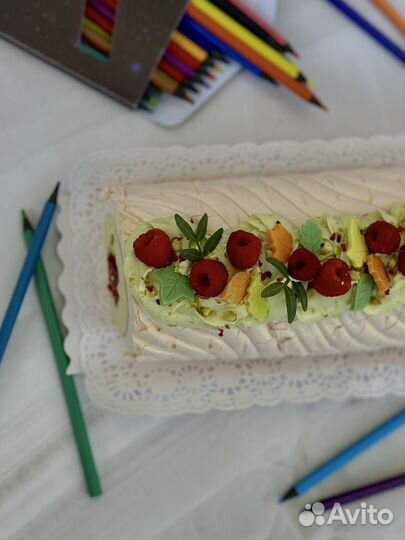 Меренговый рулет