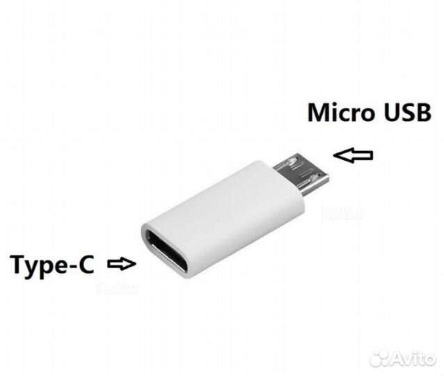 Переходник с разъемом Type C на Micro