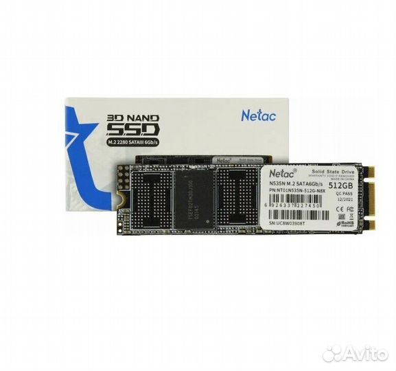 Внутренний SSD-накопитель 512Gb Netac #319951