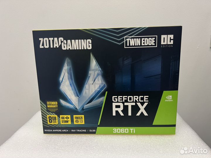 Видеокарта RTX 3060 Ti Twin edge OC 8 gb Zotac