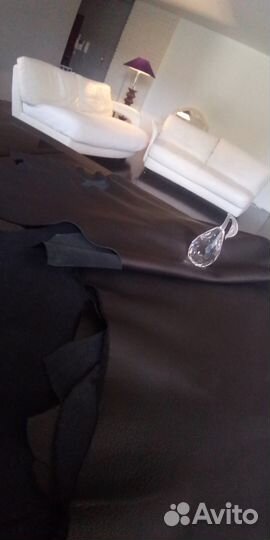 Кожа натуральная, черная,люкс,Italy,4 шт