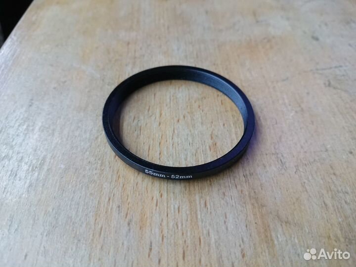 Кольцо понижающее 55-52 мм переходное для фильтра