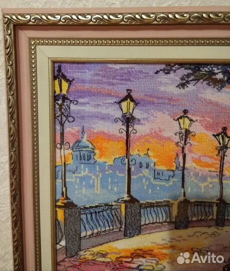 Картина вышитая крестом