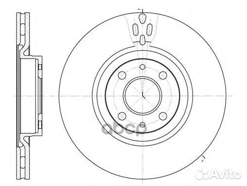 6316.11 диск тормозной передний Alfa Romeo, Fia