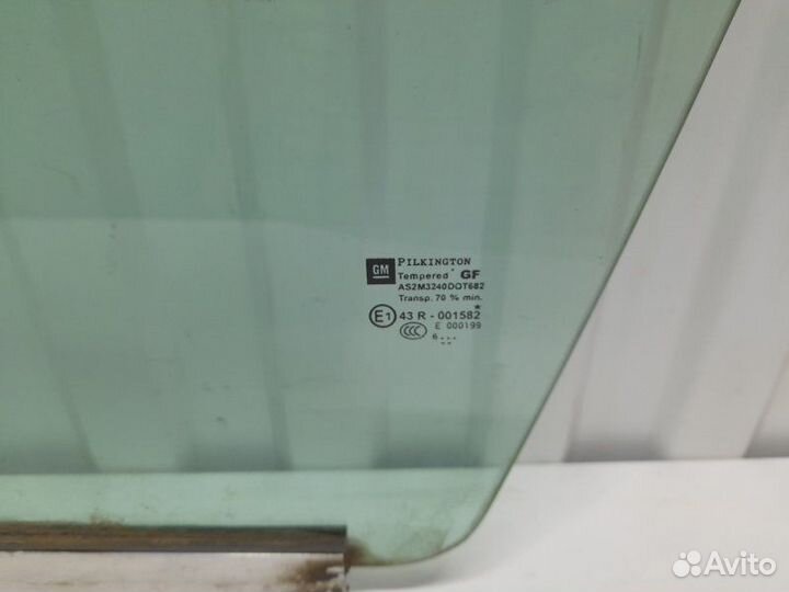 Стекло двери передней левой Opel Astra H