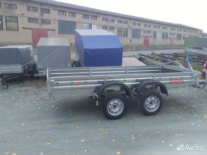 Прицеп мзса 817732 2х осный 3.5*1.5м Оцинкованный