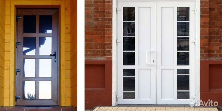 Пластиковые двери / Входная группа