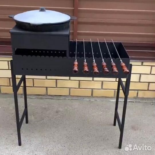 Мангал с подказанником