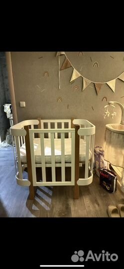 Кроватка детская happy бэби mommy lux