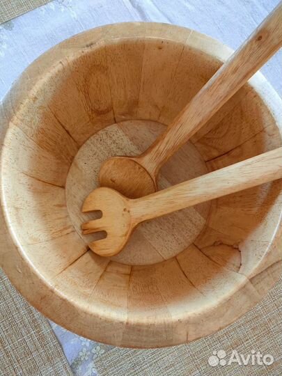 Миска, салатник дерево