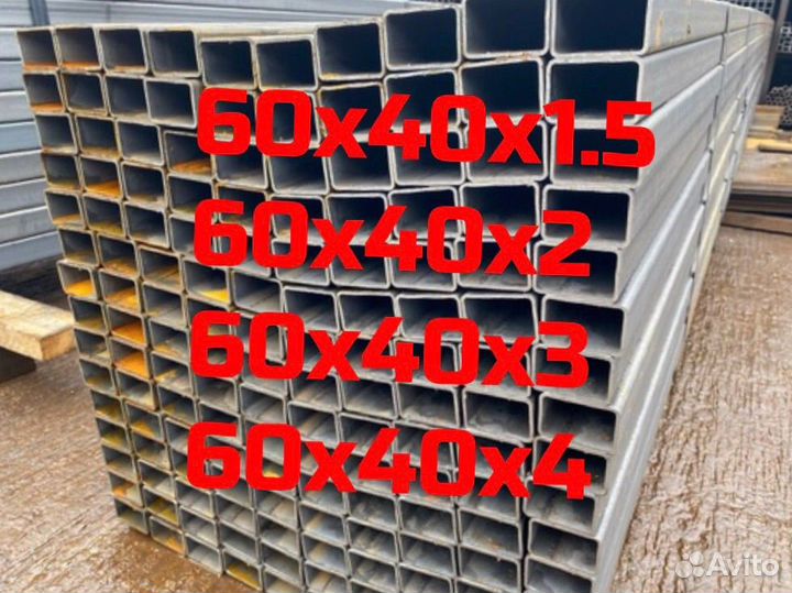 Профильная труба 60х40х4