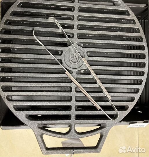 Щипцы для барбекю с деревянной ручкой малые