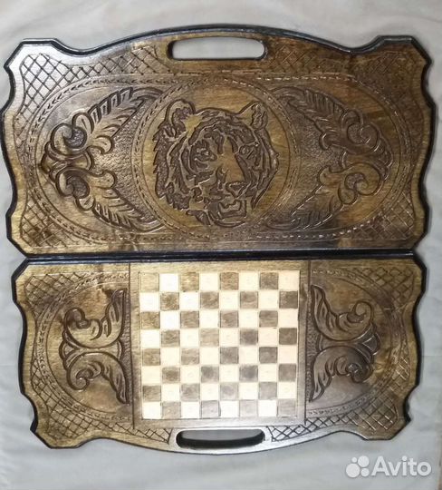 Нарды ручной работы резные