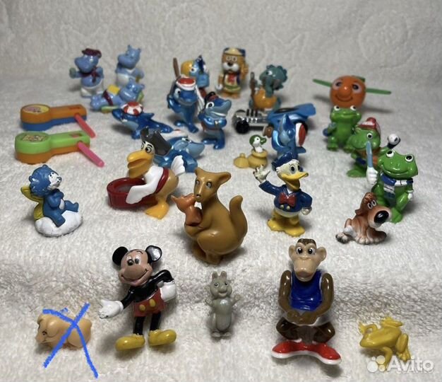 Игрушки из киндеров, ретро. 90-е годы