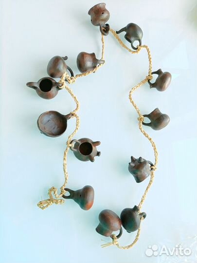 Глиняные горшочки сувенир