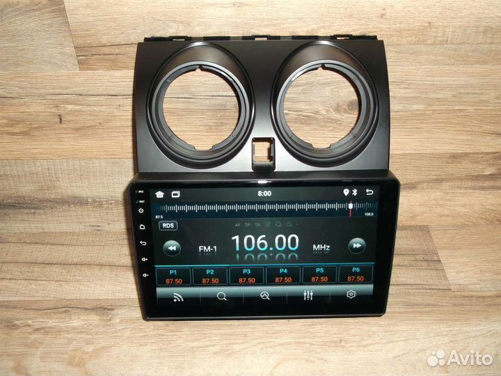 Автомагнитола Nissan Qashqai j10 Android 2/32