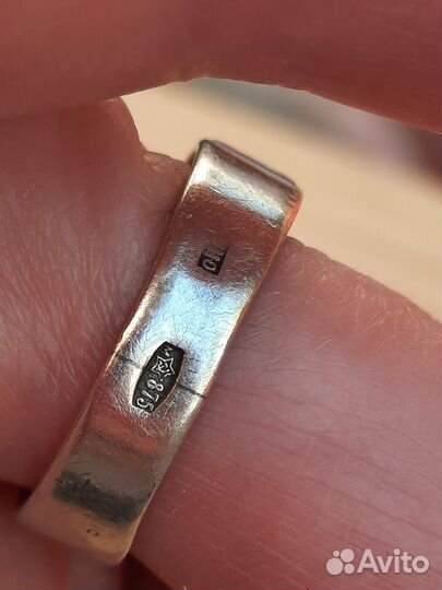 Кольцо серебро 875 СССР