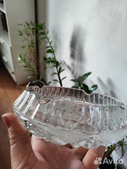 Хрустальная пепельница