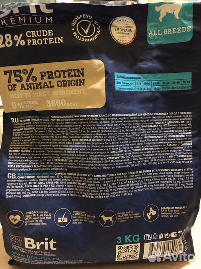 Сухой корм для собак