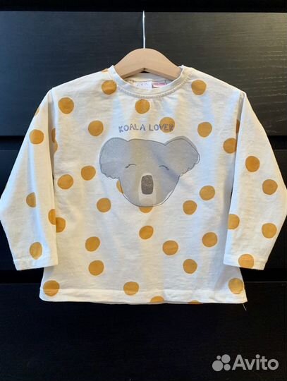 Лонгслив блузка для девочки Zara 92