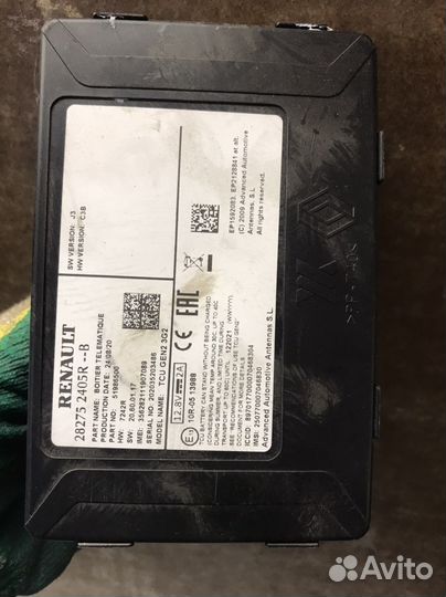 Рено логан электронный блок