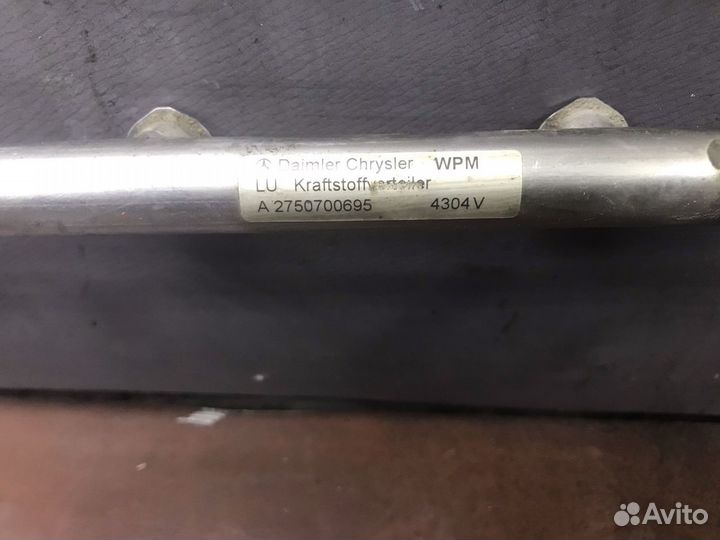 Топливная рампа двигателя m275 mercedes
