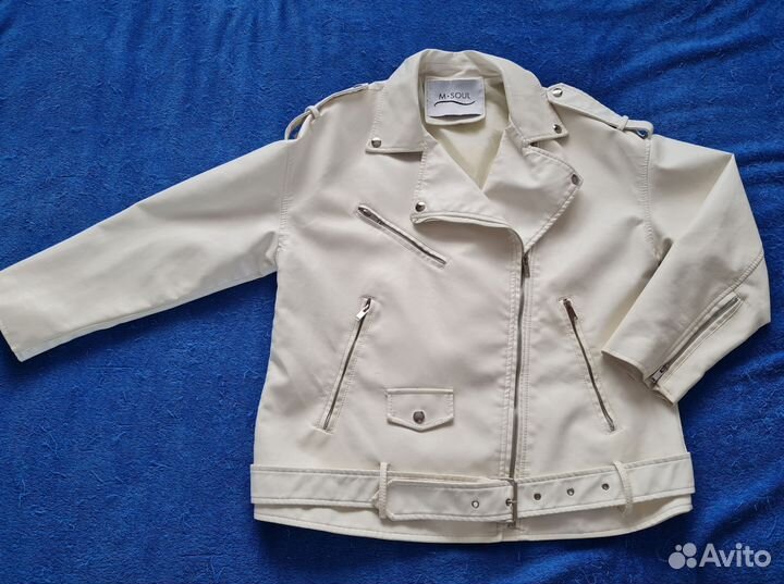 Кожаная куртка косуха (эко) 44-46-48