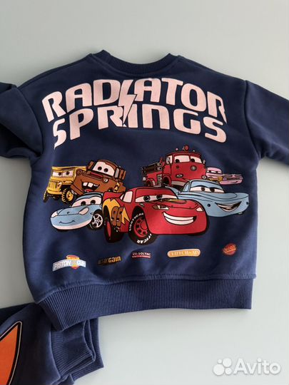 Костюм Zara Тачки р.98,104,110,116,128