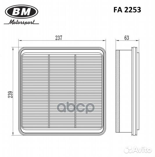 Фильтр воздушный FA2253 BM-Motorsport