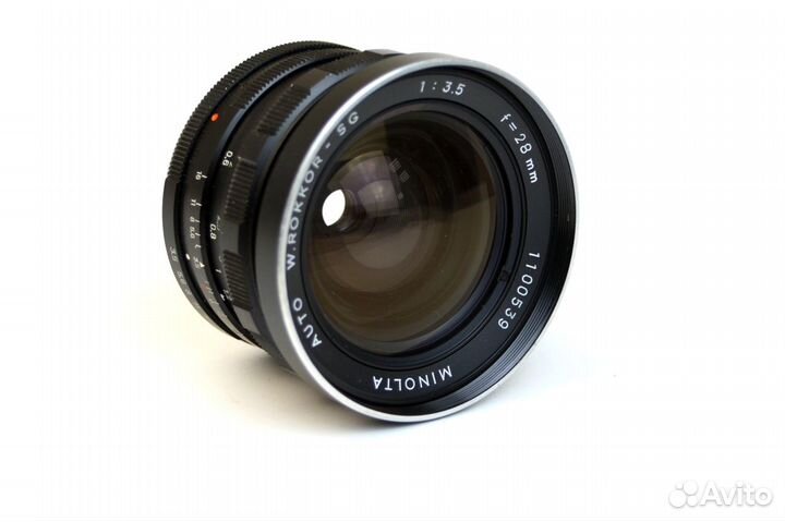 Minolta Auto W.Rokkor-SG 28mm f3.5 1963г
