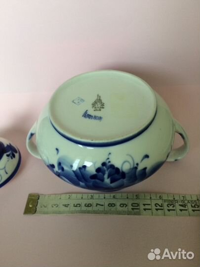 Гжель сахарница в идеале