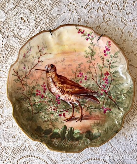 Антикварная тарелка Limoges