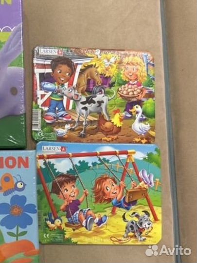 Пазлы Larsen для малышей 2 шт