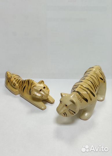Авторская статуэтка керамика тигр Пермь 2 шт