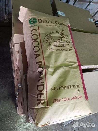 Какао порошок натуральный Dutch Cocoa