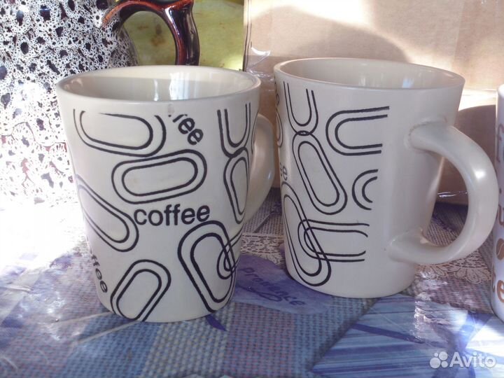 Кувшин керам 1 л + бокалы фарфорф + керам 325 г