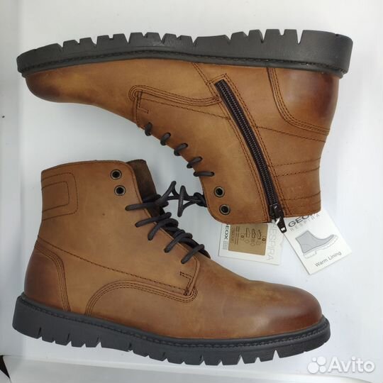 Ботинки 40, 41 Geox кожа утеплённые новые оригинал