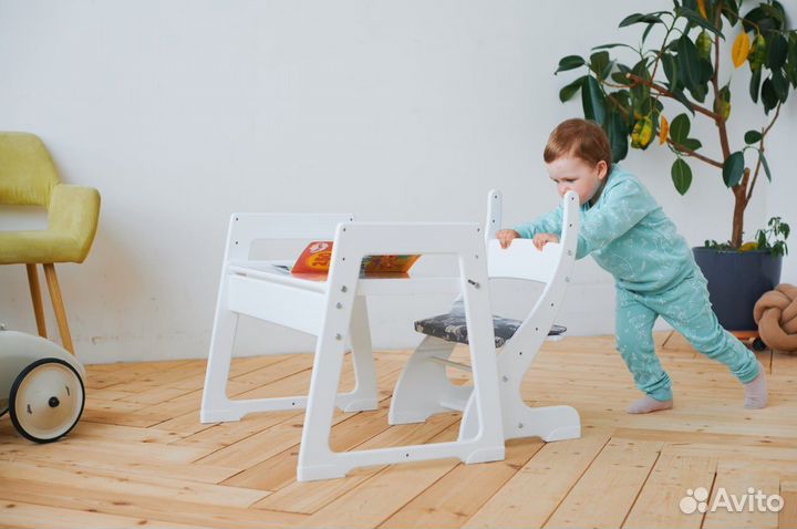 Растущая парта + стул + подушка Комплект