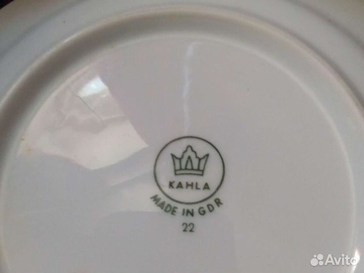 Сервиз роза и супница гдр кахла