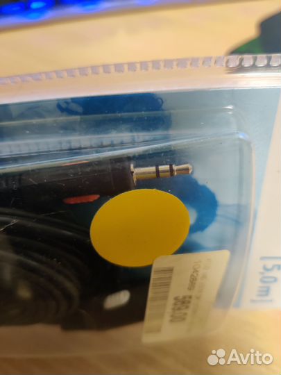 Кабель mini jack 3,5 в RCA тюльпаны