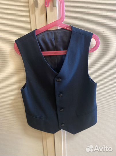 Школьный костюм для мальчика 134 синий