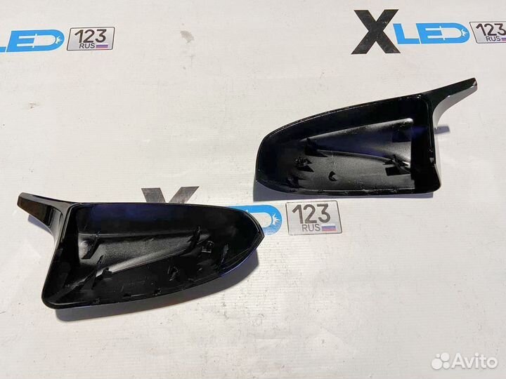 Комплект накладок на зеркала BMW X5 E70 глянец