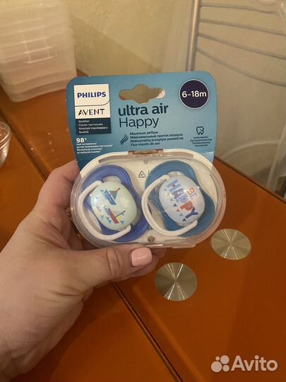 Соска пустышка philips avent 6 18