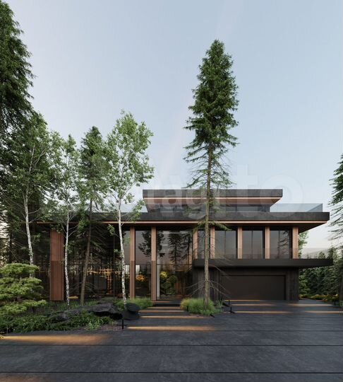 Коттедж 1500 м² на участке 39 сот.