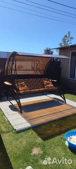 Качель с вензелями+матрас